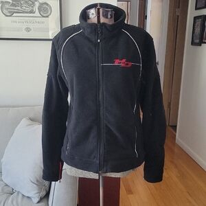 Harley-Davidson Jacket, Large, Black/Red, Vintage